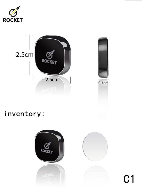 ستاند سيارة قطعة مغناطيس صغيره طبلون من شركة روكيت ROCKET-(C1)