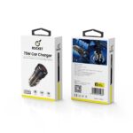 شاحن ولاعة السيارة  usb/ typ-c من شركة روكيت ROCKET-(CC01)