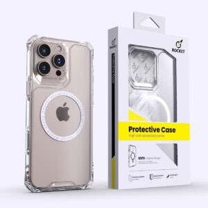 كفر شفاف ماق سيف اصلي ضد الصدمات من شركة ROCKET