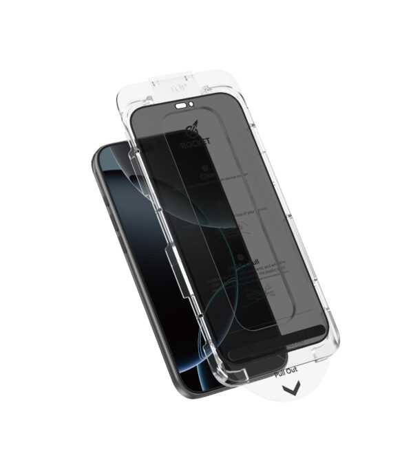 ستيكر حماية شاشة زجاجية برايفسي لأجهزة الآيفون من شركة روكيت ROCKET-(SP02)