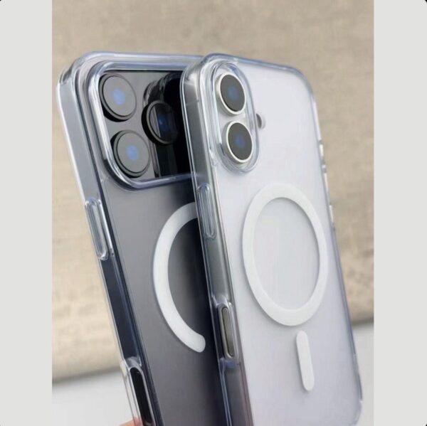 كفر شفاف نحيف لأجهزة الآيفون, يمنح حماية ممتازة مع خفة وأناقة على الجهاز.