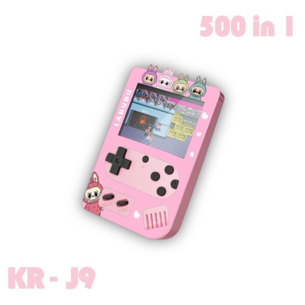 جهاز GAME BOX PLUS يحتوي على 500 لعبة متوفر بشكل Labubu