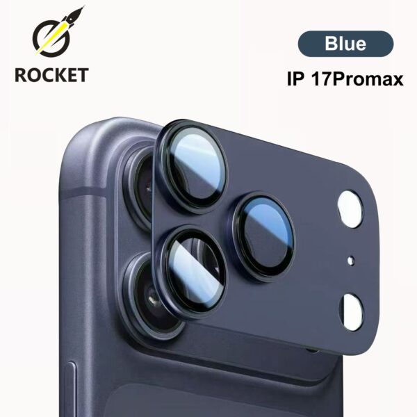حماية كاميرا كاملة لأجهزة الآيفون الحديثة, متوفرة بثلاثة ألوان من شركة روكيت ROCKET-(CP04)