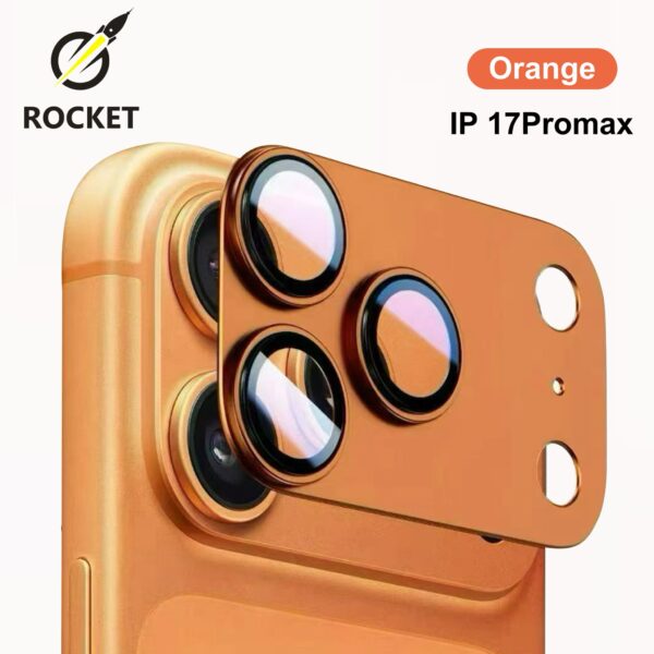 حماية كاميرا كاملة لأجهزة الآيفون الحديثة, متوفرة بثلاثة ألوان من شركة روكيت ROCKET-(CP04)