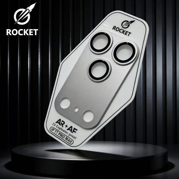 حماية كاميرا كاملة لأجهزة الآيفون الحديثة, متوفرة بثلاثة ألوان من شركة روكيت ROCKET-(CP04)