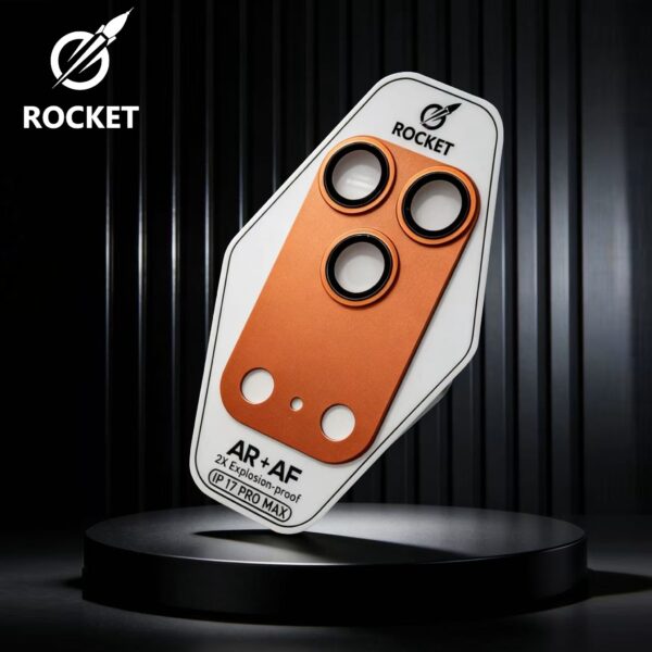 حماية كاميرا كاملة لأجهزة الآيفون الحديثة, متوفرة بثلاثة ألوان من شركة روكيت ROCKET-(CP04)