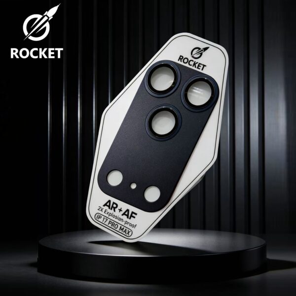 حماية كاميرا كاملة لأجهزة الآيفون الحديثة, متوفرة بثلاثة ألوان من شركة روكيت ROCKET-(CP04)