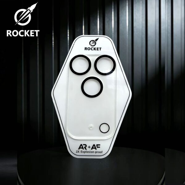حماية كاميرا كاملة شفافة لأجهزة الآيفون الحديثة من شركة روكيت ROCKET-(CP02)