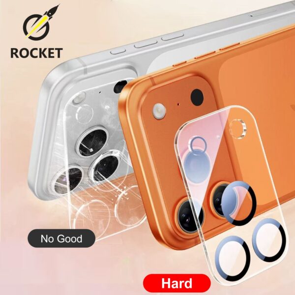 حماية كاميرا كاملة شفافة لأجهزة الآيفون الحديثة من شركة روكيت ROCKET-(CP02)