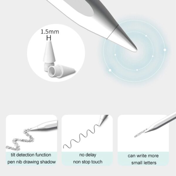قلم Earldom الأصلي لأجهزة الأبل متوافق مع أجهزة ايباد 6 وما هو أحدث و أجهزة الأيفون , يتميز بسهولة الإستخدام وسلاسة الكتابة ويدعم راحة اليد
