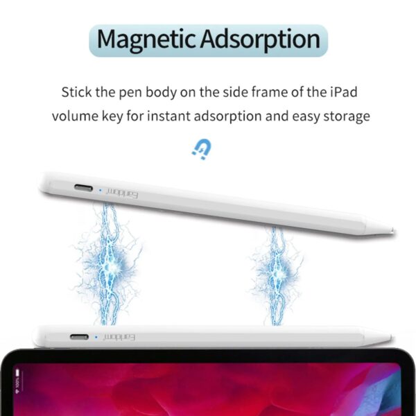 قلم Earldom الأصلي لأجهزة الأبل متوافق مع أجهزة ايباد 6 وما هو أحدث و أجهزة الأيفون , يتميز بسهولة الإستخدام وسلاسة الكتابة ويدعم راحة اليد