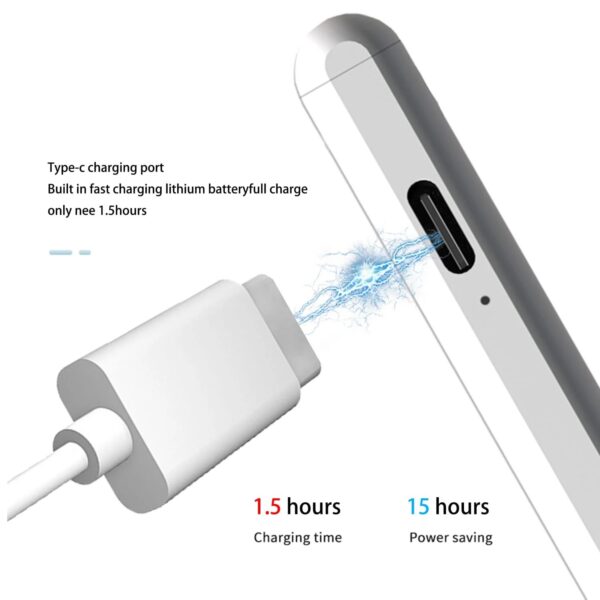 قلم Earldom الأصلي لأجهزة الأبل متوافق مع أجهزة ايباد 6 وما هو أحدث و أجهزة الأيفون , يتميز بسهولة الإستخدام وسلاسة الكتابة ويدعم راحة اليد