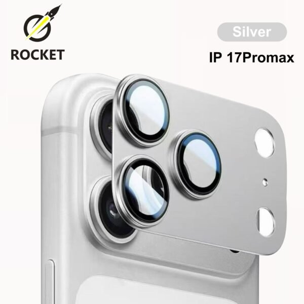 ⁦حماية كاميرا كاملة لأجهزة الآيفون الحديثة, متوفرة بثلاثة ألوان من شركة ROCKET⁩ - الصورة ⁦4⁩