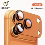 ⁦حماية كاميرا كاملة لأجهزة الآيفون الحديثة, متوفرة بثلاثة ألوان من شركة ROCKET⁩ - الصورة ⁦2⁩
