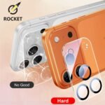 ⁦حماية كاميرا كاملة شفافة لأجهزة الآيفون الحديثة من شركة ROCKET⁩ - الصورة ⁦2⁩