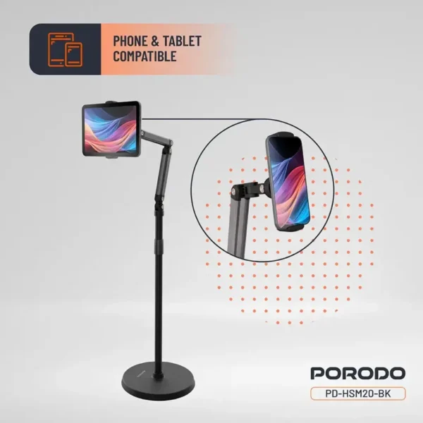 ⁦ستاند PORODO الأرضي لأجهزة الآيباد والآيفون⁩ - الصورة ⁦2⁩
