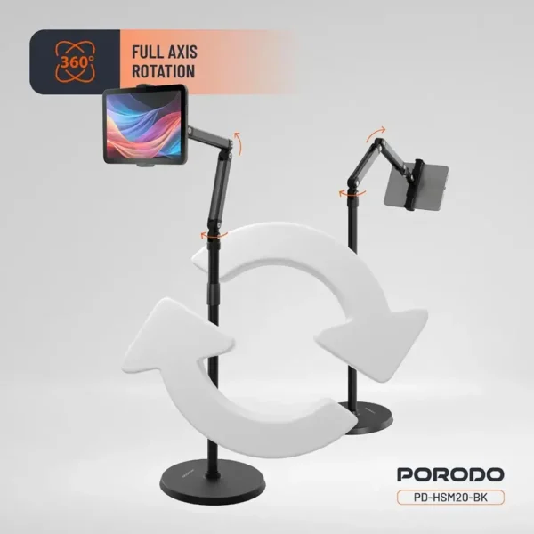 ⁦ستاند PORODO الأرضي لأجهزة الآيباد والآيفون⁩ - الصورة ⁦7⁩