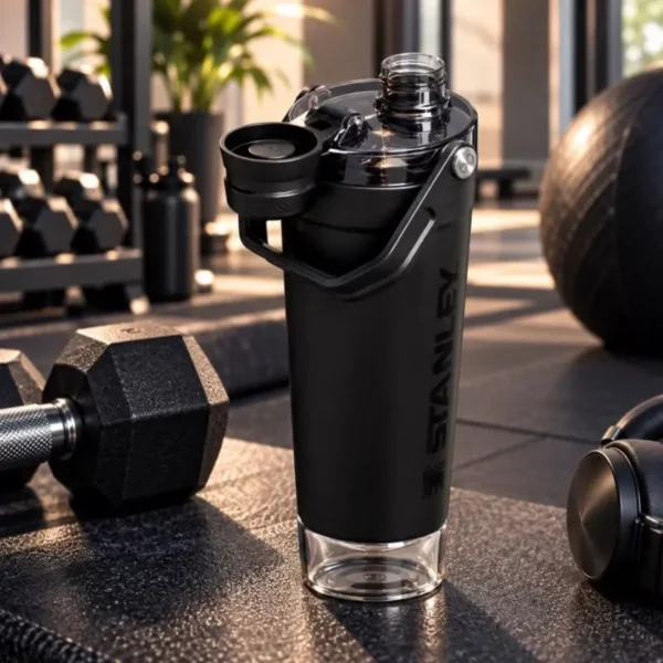 ⁦أكتيفيت Active Shaker Bottle – زجاجة خلط ستانلس ستيل 591 مل⁩ - الصورة ⁦4⁩