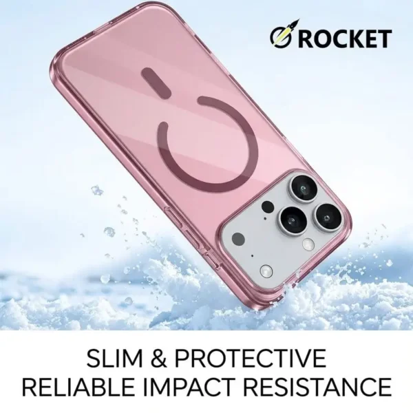 ⁦كفر شفاف نحيف المعروف بالريشة بألوان جذابة من ROCKET⁩ - الصورة ⁦5⁩