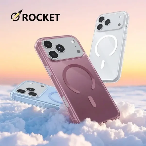 ⁦كفر شفاف نحيف المعروف بالريشة بألوان جذابة من ROCKET⁩ - الصورة ⁦4⁩
